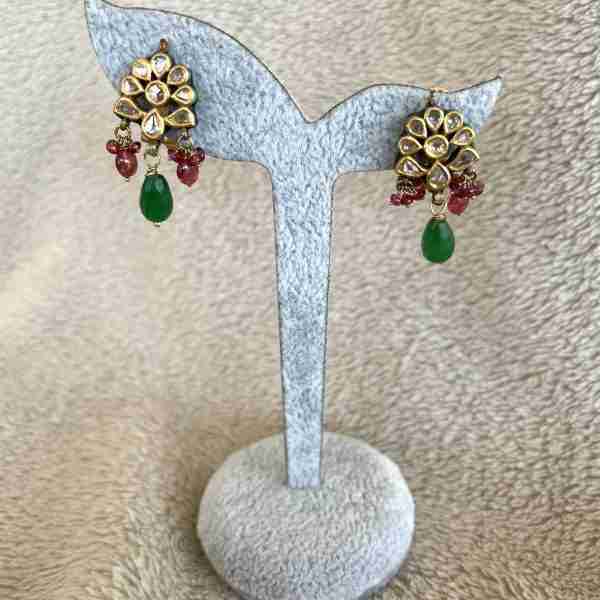 Pendientes Kundan