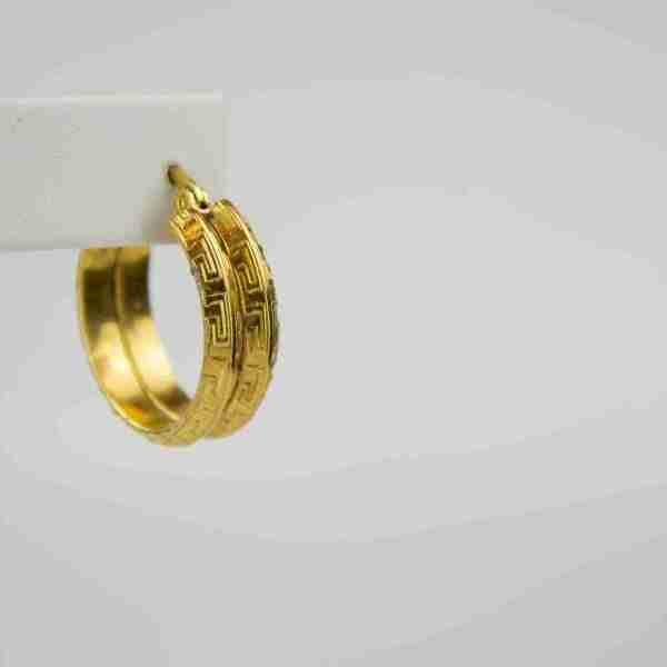 Pendientes aros anchos