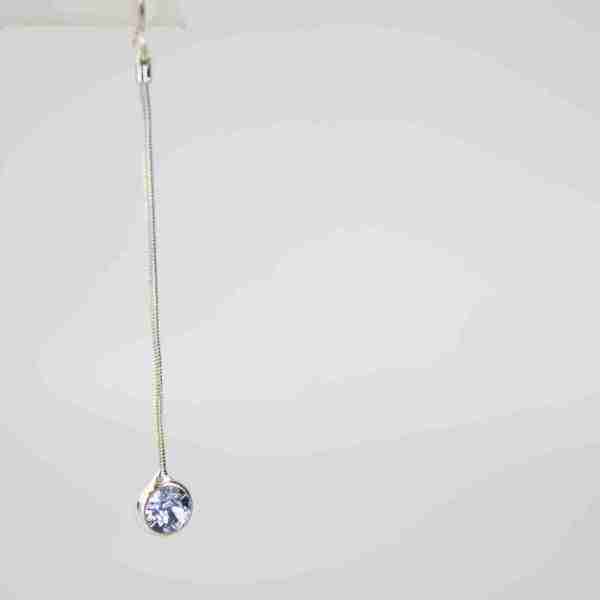 Pendientes cadena cristal