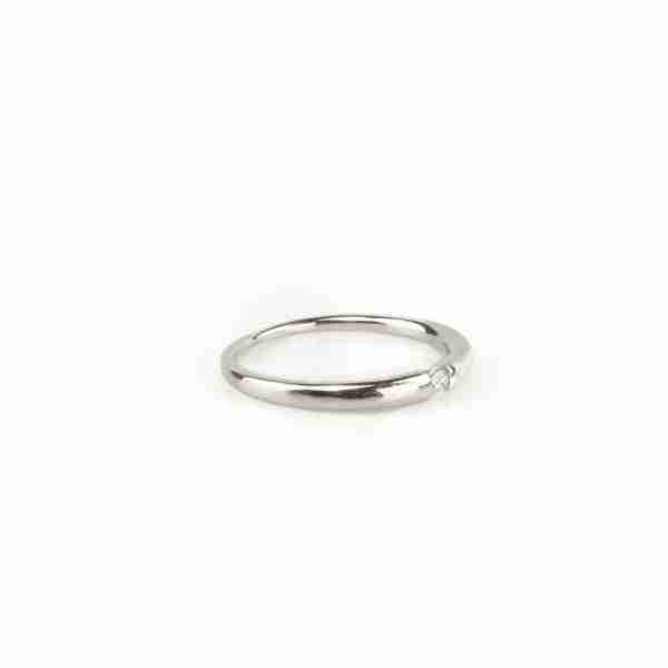 Anillo alianza con brillantes