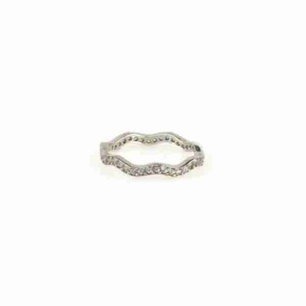 Anillo alianza con circonitas