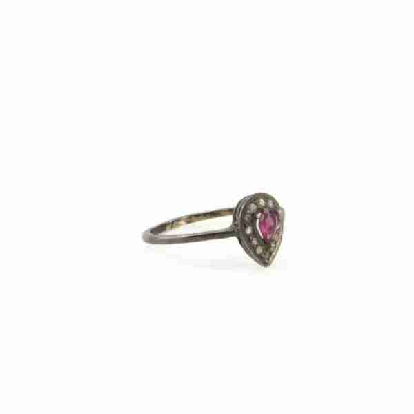 Anillo Gota de turmalina