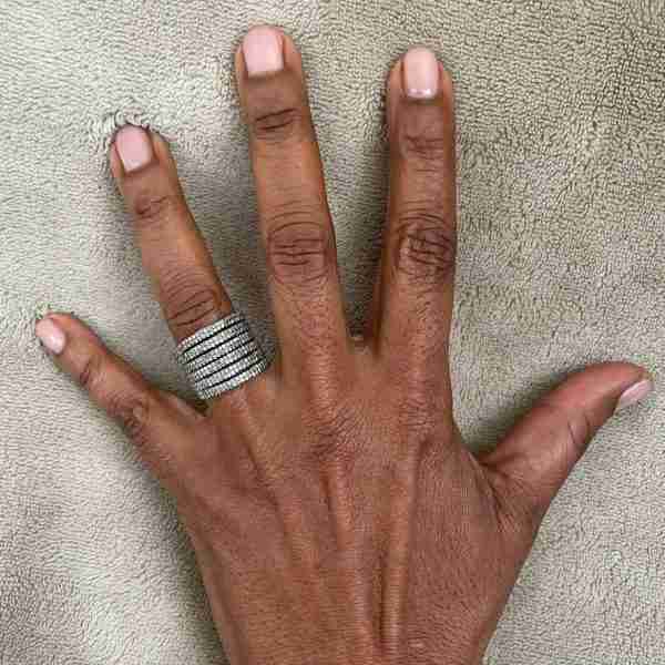 Anillo Plata y  filas de Diamantes