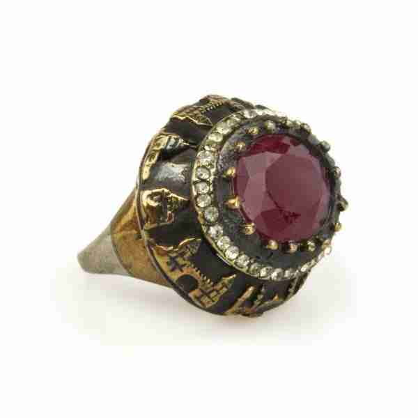 Anillo con cornalina