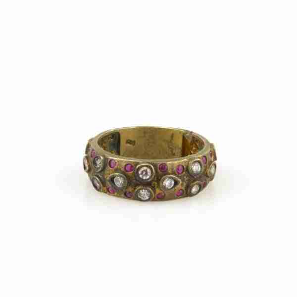 Anillo  estilo turco con circonitas