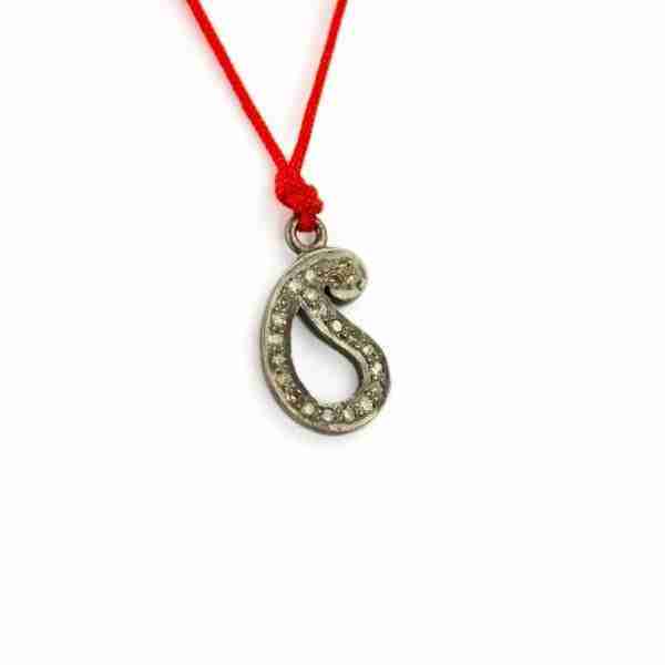 Colgante Cachemira con diamantes