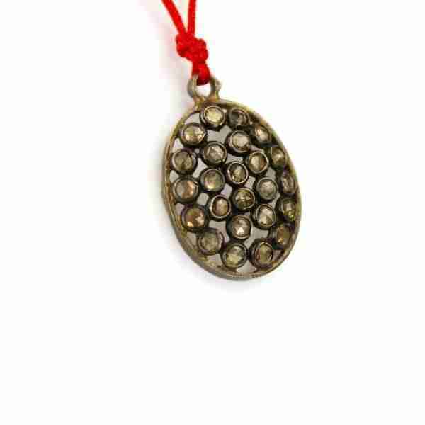 Colgante Diamantes talla rosa