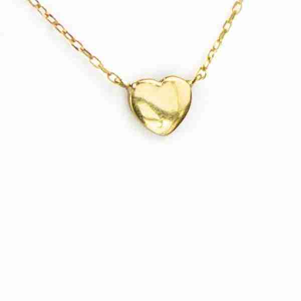 Colgante mini corazón de oro