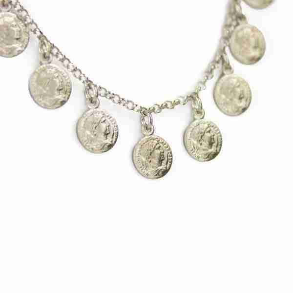 Colgante Monedas Plata