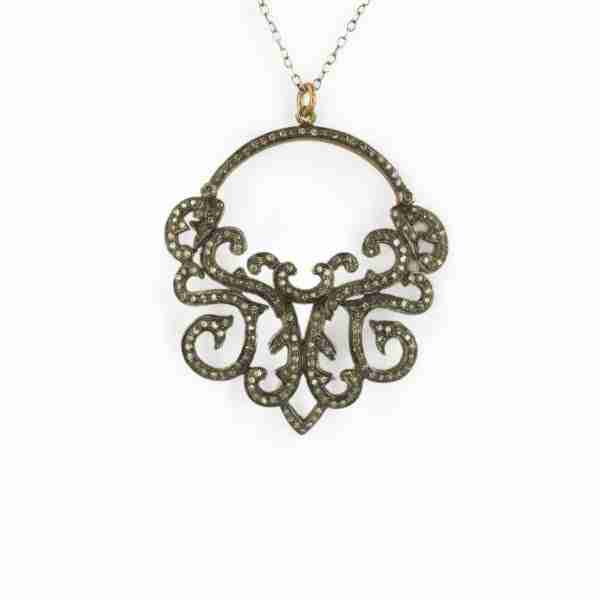 Collar Corona Diamantes