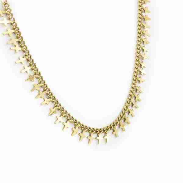 Collar cruces