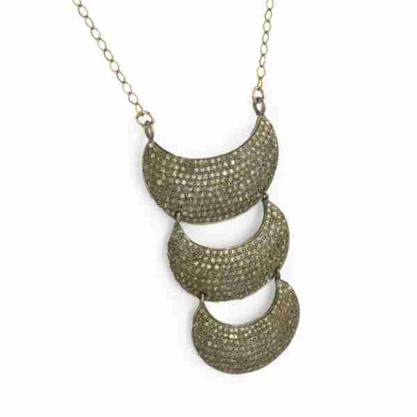 Collar Lunas diamantes
