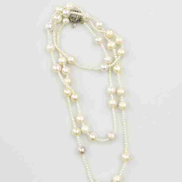 Collar Perla Natural Barroca