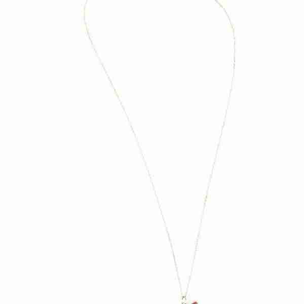 Collar Pez Azul con Coral