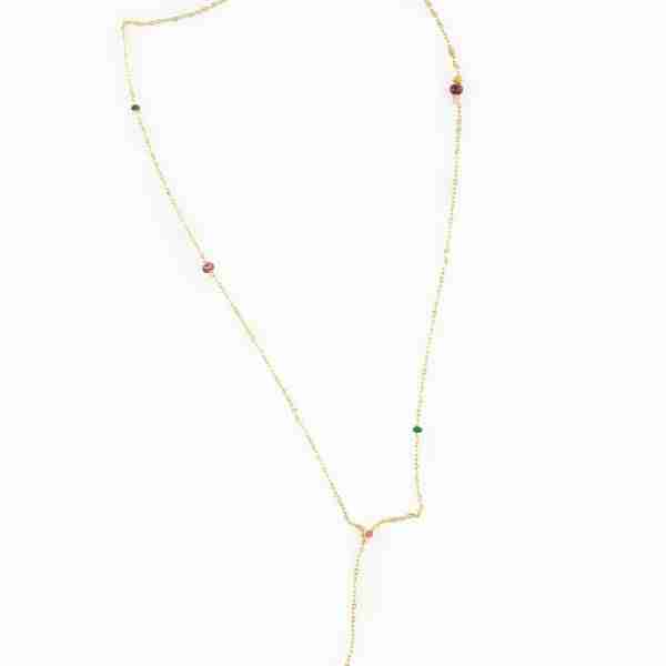 Collar Tambor estilo kundan