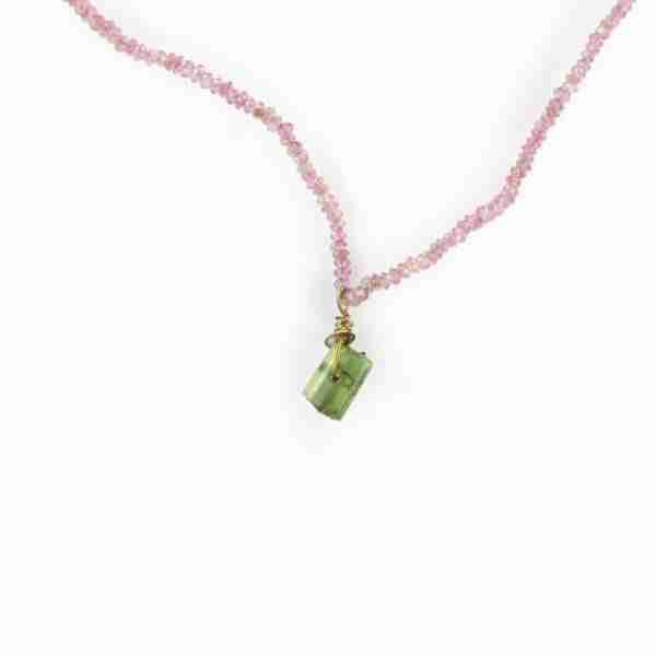 Collar turmalinas