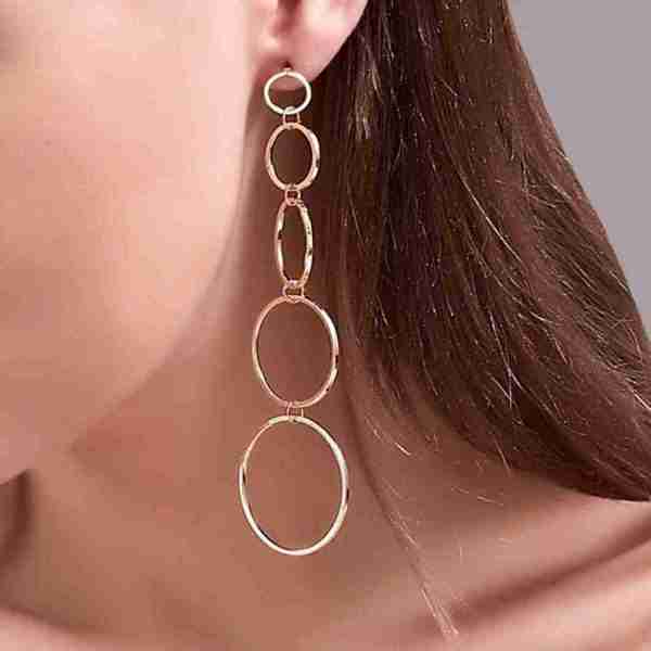 MECOLLECTION -Pendientes largos argollas