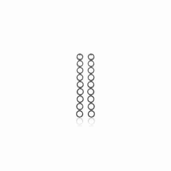 Pendientes Plata y Diamantes