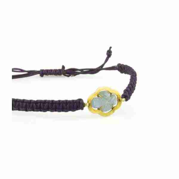 Pulsera aguamarina