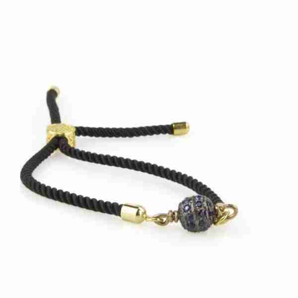 Pulsera bola zafiros