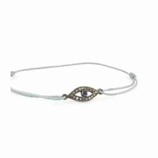 Pulsera ojo diamantes
