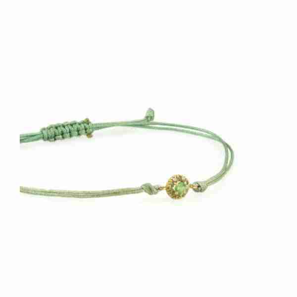 Pulsera ojo tsavorita