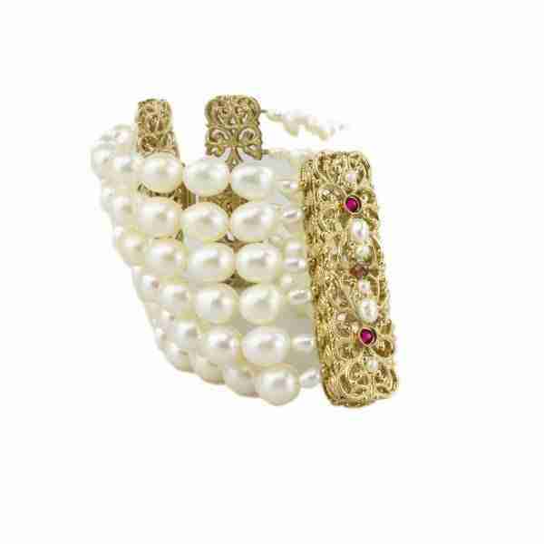 Pulsera perlas
