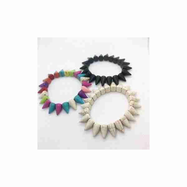 MECOLLECTION - Pulseras de piedras ónix y magnesita
