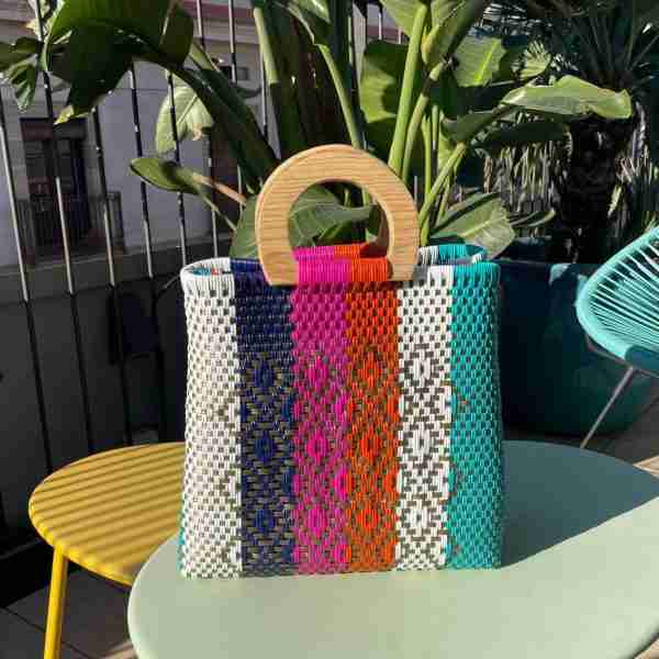 Bolso tejido modelo HILDA