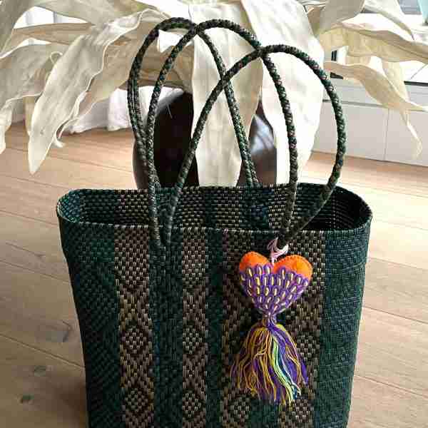 Bolso mediano tejido modelo MEDI DOBLE