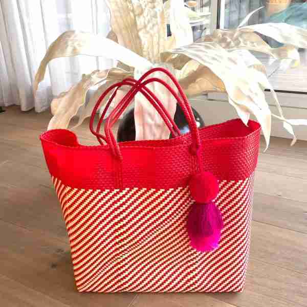 Bolso grande tejido modelo XL