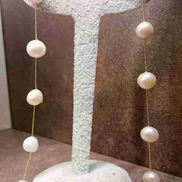 pendientes con perlas